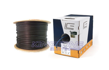 UTP CAT5E Network Cable 24 AWG Solid Bare Copper Conductor with CM Rated PVC supplier