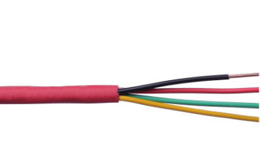 18 AWG 4 Cores Unshielded FPLR Fire Alarm Cable for Audio &amp; Control Circuits supplier