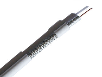 Economy RG6 CATV Coaxial Cable18 AWG CCS 40% Aluminum Braiding for Satellite TV supplier