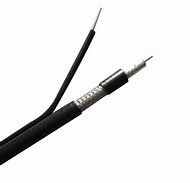 RG11 with Steel Messenger CATV Coaxial Cable 14 AWG CCS 60% AL Braid PVC Jacket supplier