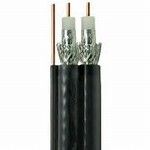 Dual RG6 with Messenger CATV Coaxial Cable 18 AWG CCS for CATV Transmission supplier