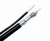 RG6 Quad Shielded with Steel Messenger Outdoor CATV Coaxial Cable UL CM Standard supplier