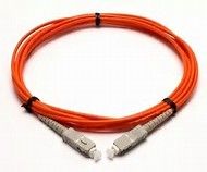 MM SC to SC 62.5 / 125 μm Fiber Optic Patch Cord Simplex for Optical Networks supplier