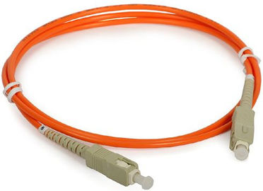 MM SC to SC 62.5 / 125 μm Fiber Optic Patch Cord Simplex for Optical Networks supplier