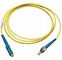 Singlemode Fiber Optic Patch Cord ST to SC 9 / 125 μm Simplex in Yellow PVC supplier