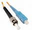 Fiber Optic Patch Cord Low Insertion Loss ST to SC Multimode Simplex Fiber Cable supplier