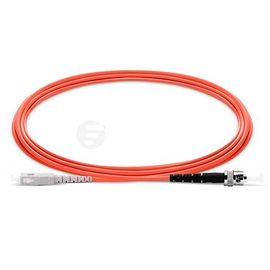 Fiber Optic Patch Cord Low Insertion Loss ST to SC Multimode Simplex Fiber Cable supplier