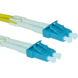 LC to LC Singlemode Duplex Fiber Optic Patch Cord for Transmitted Equipments supplier