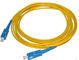 Simplex SC to SC Fiber Optic Patch Cord 9 / 125 μm Singlemode 3.0mm LSZH Jacket supplier