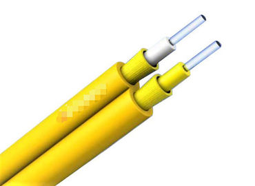 GJFJV Indoor Fiber Optic Cable Simplex Round Type Duplex Flat Type LSZH Jacket supplier