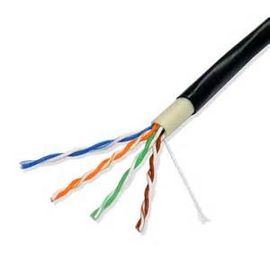 Outdoor UTP CAT5E Network Cable 4 Pairs 24AWG Copper Conductor with PE Jacket supplier