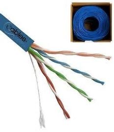 350 MHz UTP CAT5E Network Cable 24 AWG Solid Copper with CM Rated PVC Jacket supplier