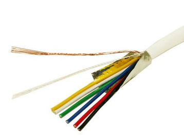 4 Core Shielded Security Alarm Cable Stranded Bare Copper for Telephone Station supplier