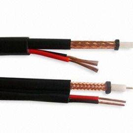 RG59 Powax Cable 22AWG Copper Conductor Solid PE with 0.75mm2 Power Wire supplier