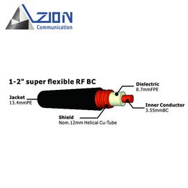 1/2&quot; Super Flexible RF Coaxial Cable Helical Copper Tube used for Antenna Jumpers supplier